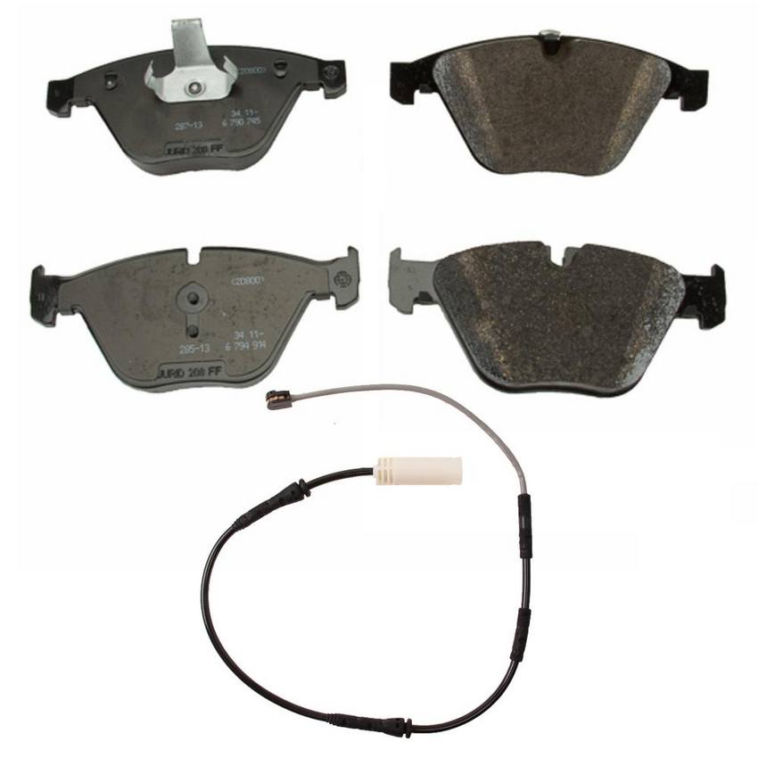 BMW Disc Brake Pad Set - Front (w/ Sensor)